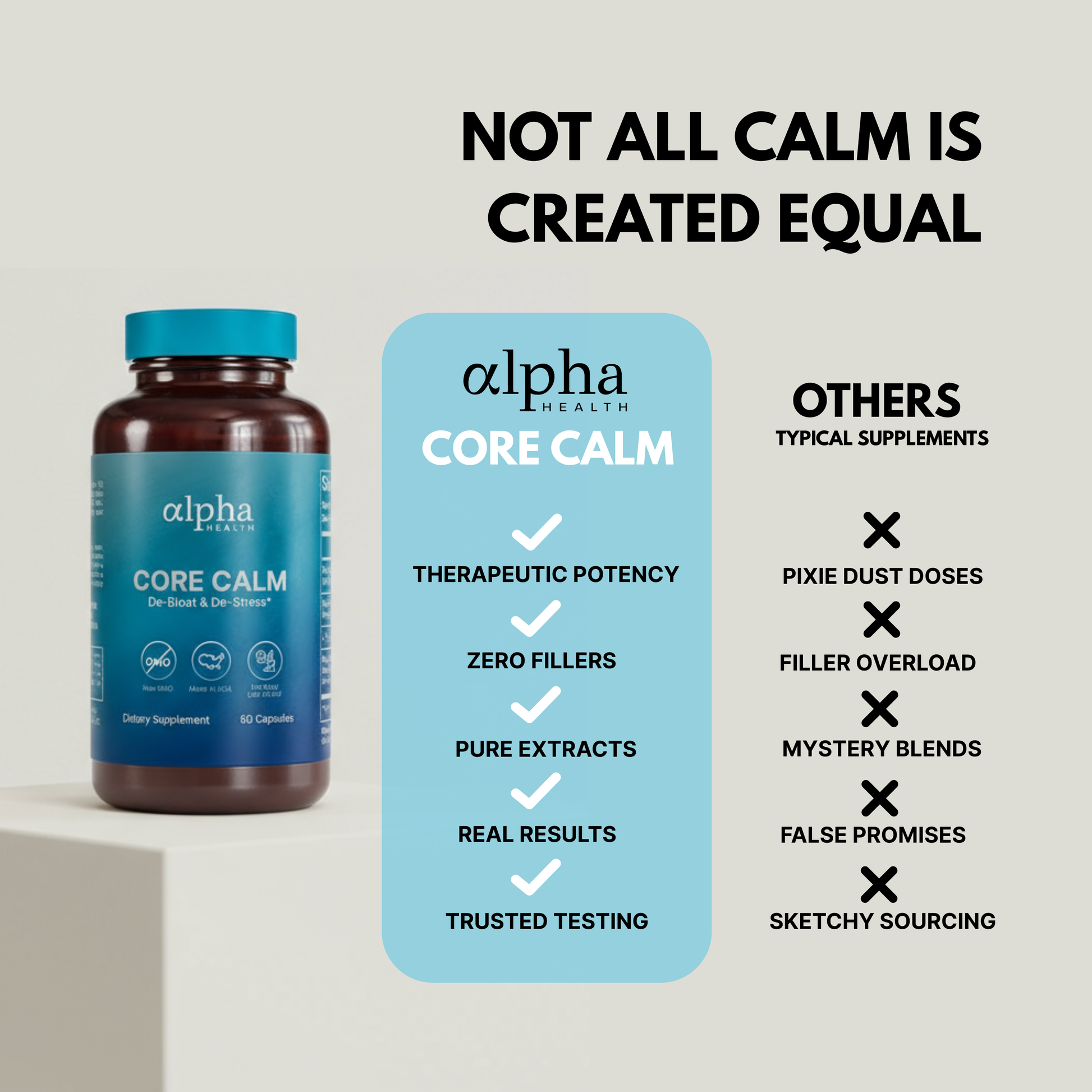 Core Calm – De-Bloat & De-Stress Daily Formula
